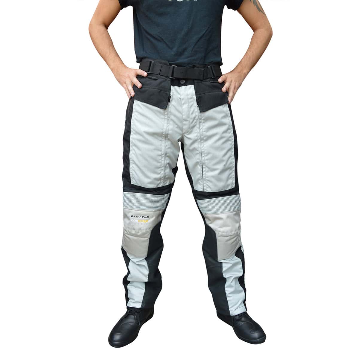 CE-INSTRUCTOR III GREY MOTORBROEK/ AA GEKEURD/ INCL. CE-LEVEL II PROTECTIE